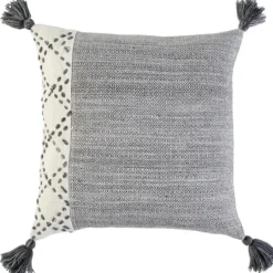 Kirkland's Home Kantha Stitch Recycled Throw Pillow- Pillows