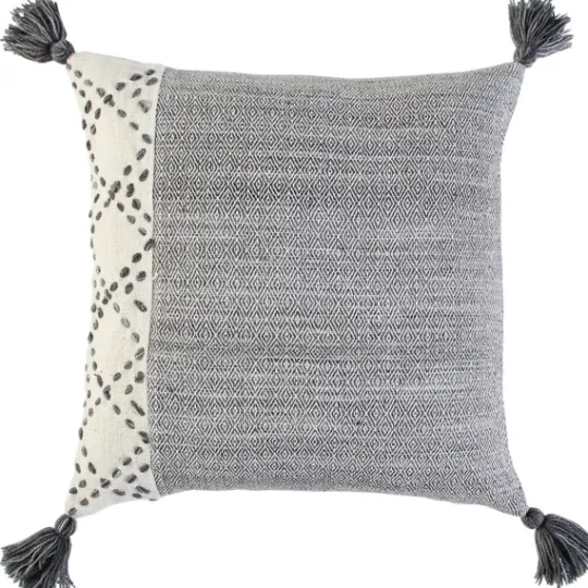 Kirkland's Home Kantha Stitch Recycled Throw Pillow- Pillows