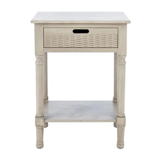 Kirkland's Home Karson Carved Turned Legs Accent Table- Accent & End Tables