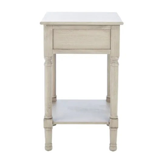 Kirkland's Home Karson Carved Turned Legs Accent Table- Accent & End Tables