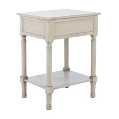 Kirkland's Home Karson Carved Turned Legs Accent Table- Accent & End Tables