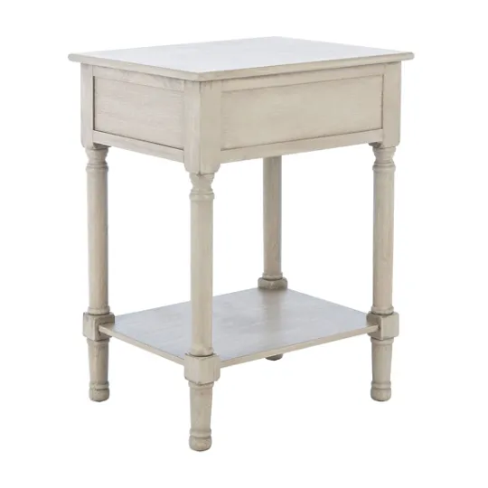 Kirkland's Home Karson Carved Turned Legs Accent Table- Accent & End Tables
