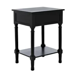 Kirkland's Home Karson Carved Turned Legs Accent Table- Accent & End Tables