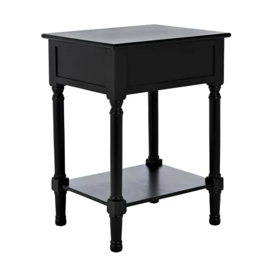 Kirkland's Home Karson Carved Turned Legs Accent Table- Accent & End Tables