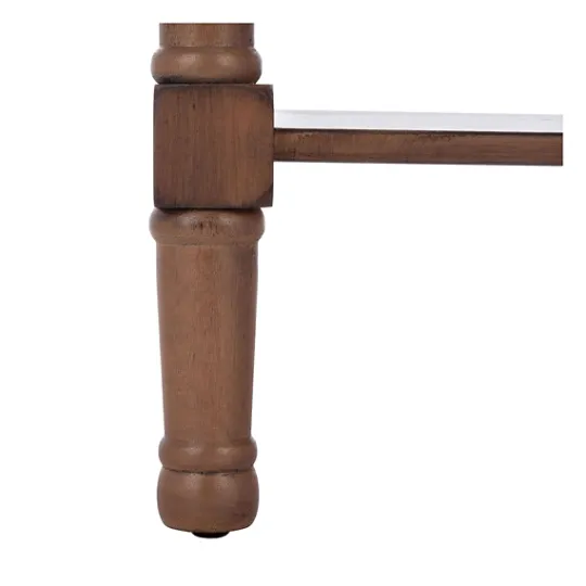 Kirkland's Home Karson Carved Turned Legs Accent Table- Accent & End Tables