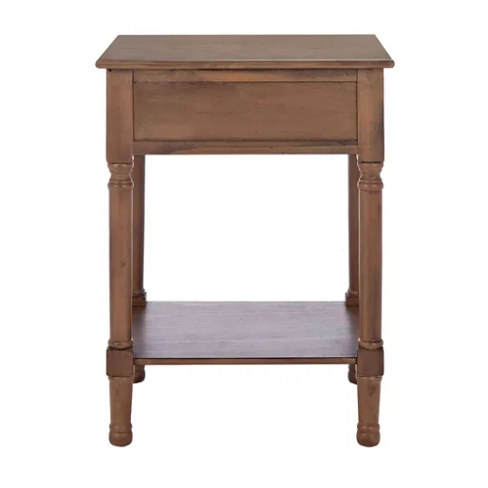 Kirkland's Home Karson Carved Turned Legs Accent Table- Accent & End Tables
