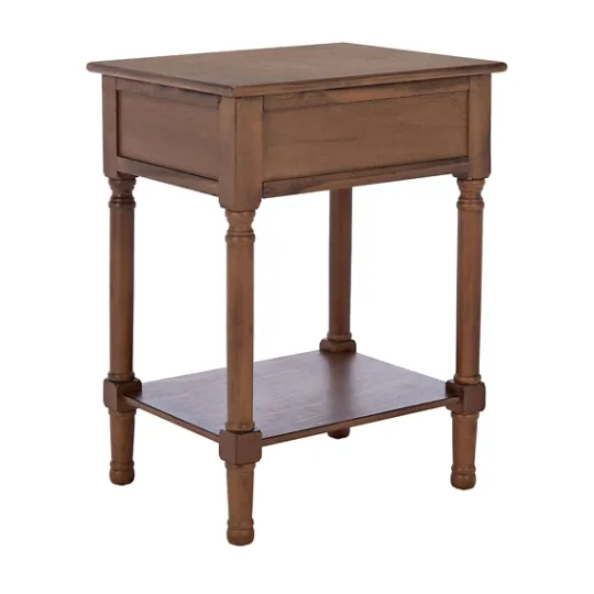Kirkland's Home Karson Carved Turned Legs Accent Table- Accent & End Tables