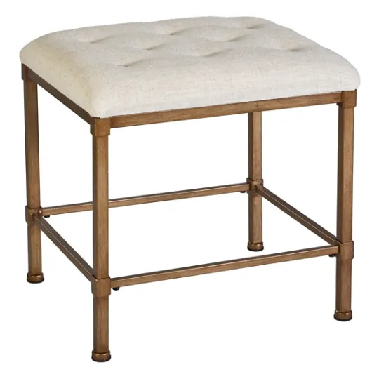 Kirkland's Home Katherine Backless Vanity Stool- Benches & Ottomans