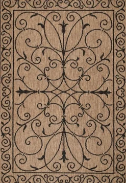 Kirkland's Home Kathleen Scroll Outdoor Area Rug, 5X7- Outdoor Rugs