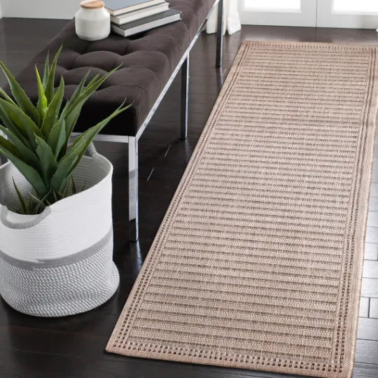 Kirkland's Home Kaya Natural Gradient Indoor/Outdoor Runner, 2X7- Outdoor Rugs
