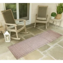 Kirkland's Home Kaya Natural Gradient Indoor/Outdoor Runner, 2X7- Outdoor Rugs