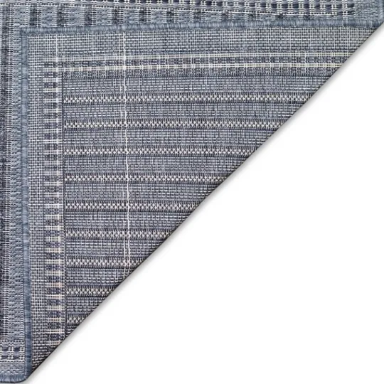 Kirkland's Home Kaya Navy Gradient Indoor/Outdoor Area Rug, 6X9- Outdoor Rugs