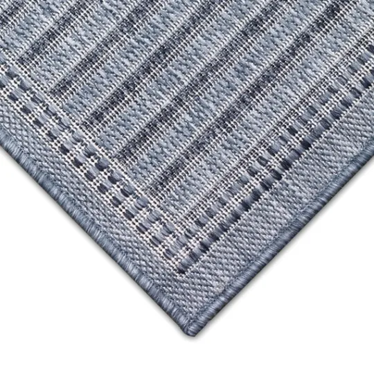 Kirkland's Home Kaya Navy Gradient Indoor/Outdoor Area Rug, 6X9- Outdoor Rugs