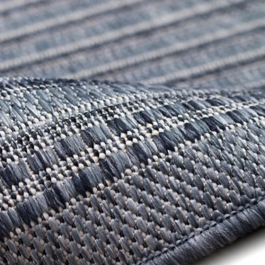 Kirkland's Home Kaya Navy Gradient Indoor/Outdoor Area Rug, 6X9- Outdoor Rugs