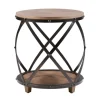 Kirkland's Home Kaylor Bent Metal And Wood Accent Table- Accent & End Tables