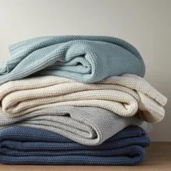 Kirkland's Home King Rylan Knit Blanket- Blankets & Throws