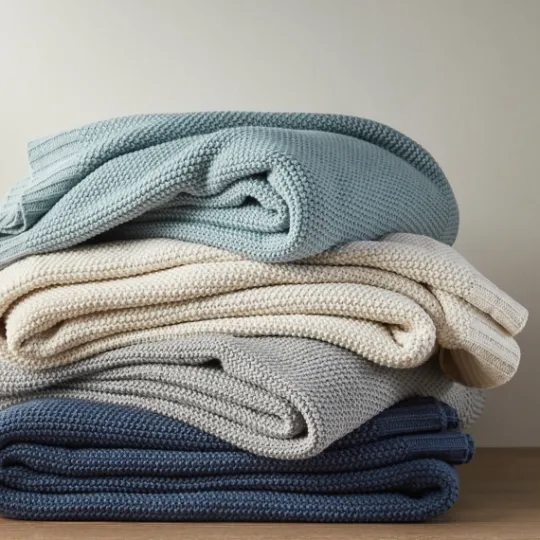 Kirkland's Home King Rylan Knit Blanket- Blankets & Throws