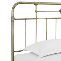 Kirkland's Home King Size Bronze Pipe Bed Frame- Beds & Headboards