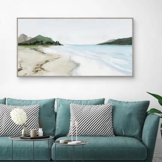 Kirkland's Home Kiss From A Wave Framed Wall Art- Framed Art