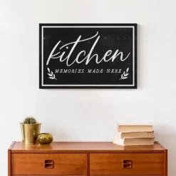 Kirkland's Home Kitchen Memories Canvas Wall Plaque- Wall Quotes & Signs