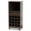 Kirkland's Home Kitredge Dark Wine Cabinet- Cabinets & Sideboards