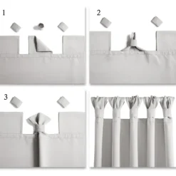 Kirkland's Home Knotted Curtain Panel Set, 84 In.- Curtains & Drapes