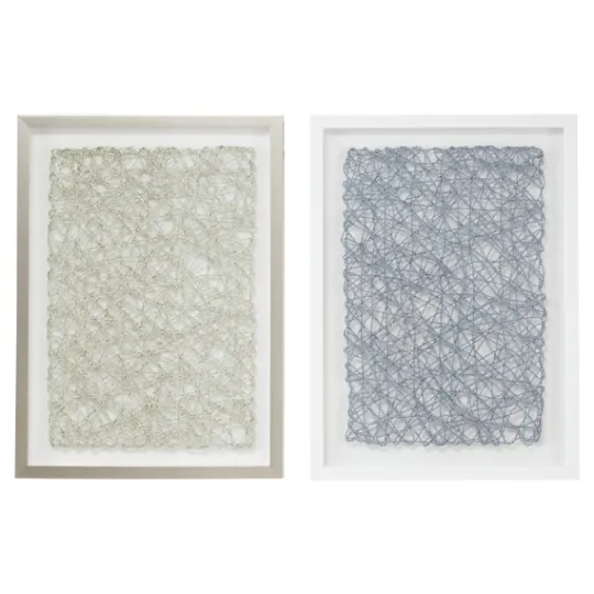 Kirkland's Home Knotted String 2-Pc. Shadow Box Set- Framed Art