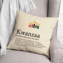Kirkland's Home Kwanzaa Definition Decorative Throw Pillow- Wall Plaques