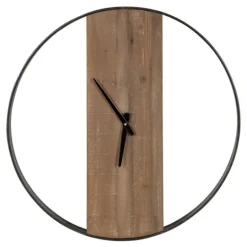Kirkland's Home Ladd Natural Wood Wall Clock- Clocks