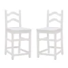 Kirkland's Home Ladder Back Counter Stools, Set Of 2- Bar Stools & Counter Height Stools