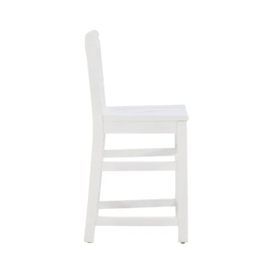 Kirkland's Home Ladder Back Counter Stools, Set Of 2- Bar Stools & Counter Height Stools