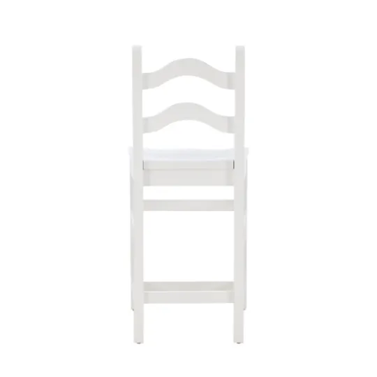Kirkland's Home Ladder Back Counter Stools, Set Of 2- Bar Stools & Counter Height Stools