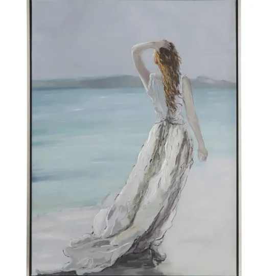 Kirkland's Home Lady Of The Ocean Framed Canvas Art Print- Framed Art