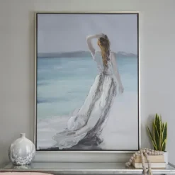 Kirkland's Home Lady Of The Ocean Framed Canvas Art Print- Framed Art