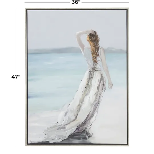 Kirkland's Home Lady Of The Ocean Framed Canvas Art Print- Framed Art