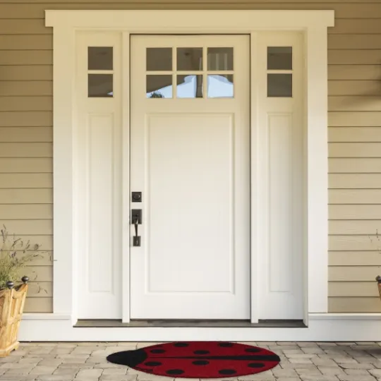 Kirkland's Home Ladybug Shaped Doormat- Doormats
