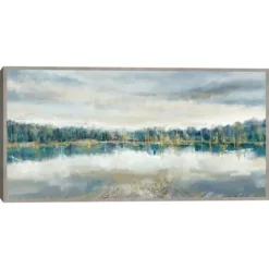 Kirkland's Home Lakeside Luxe Framed Canvas Art Print- Canvas Art