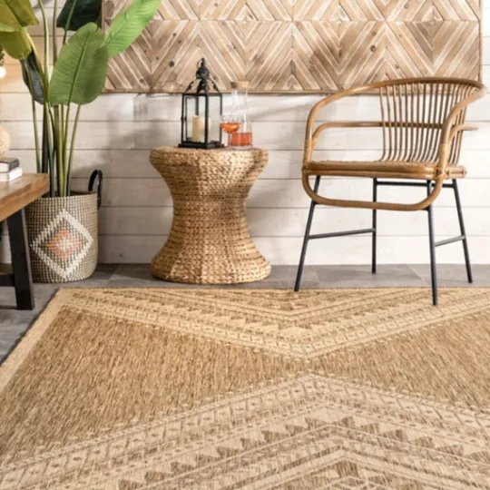 Kirkland's Home Landy Aztec Outdoor Rug, 5X8- Outdoor Rugs