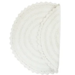 Kirkland's Home Large Crochet Round Bath Mat- Bathroom Rugs
