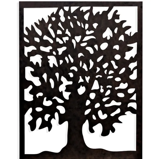 Kirkland's Home Laser Cut Tree Metal Wall Plaque- Wall Plaques