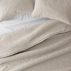 Kirkland's Home Latte Floral Stitch 3-Pc. King Quilt Set- Quilts
