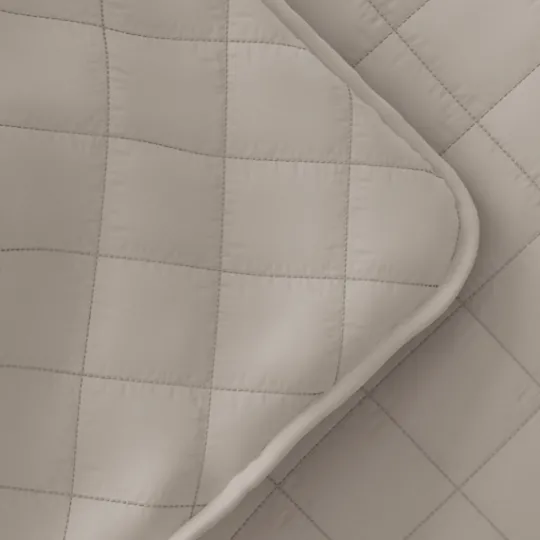 Kirkland's Home Latte Stitched Diamond 3-Pc. King Quilt Set- Quilts