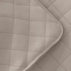 Kirkland's Home Latte Stitched Diamond 2-Pc. Twin Quilt Set- Quilts