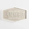 Kirkland's Home Laundry & Co. Hexagon Wood Plaque- Wall Quotes & Signs