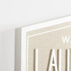 Kirkland's Home Laundry & Co. Hexagon Wood Plaque- Wall Quotes & Signs