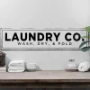 Kirkland's Home Laundry Co. Metal Wall Plaque- Wall Quotes & Signs