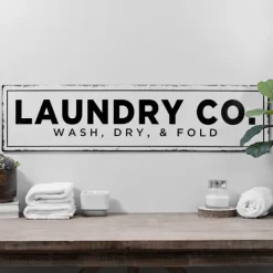 Kirkland's Home Laundry Co. Metal Wall Plaque- Wall Quotes & Signs