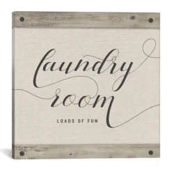 Kirkland's Home Laundry Room Loads Of Fun Canvas Art Print- Wall Quotes & Signs