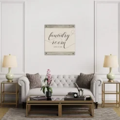 Kirkland's Home Laundry Room Loads Of Fun Canvas Art Print- Wall Quotes & Signs