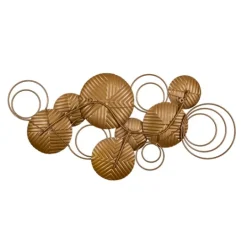 Kirkland's Home Layered Herringbone Plates Wall Plaque- Wall Plaques